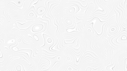 White smooth glossy abstract elegant liquid animation background. Seamless looping animation.