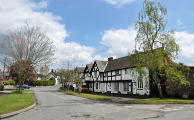 Weobley village in herefordshire, UK.