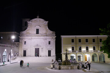 Obraz premium Castel di Sangro by night