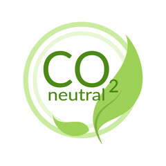 Carbon neutral icon stamp