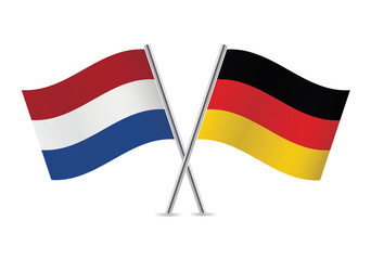 germany flag, german flag, germany, dutch flag, dutch, netherlandish flag, netherlandish, netherlands, netherland, german, alliance, amalgamation, background, banner, combination, combined, cooperatio
