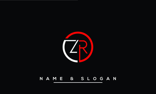 ZR,  RZ,  Z,  R   Abstract Letters Logo Monogram