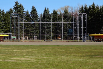 公園の野球場