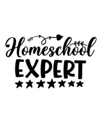 Fototapeta premium Homeschool SVG Bundle, Back to School Cut File, Kids' Home School Saying, Mom Design, Funny Kid's Quote, dxf eps png, Silhouette or Cricut,Home school Mama bundle svg, svg dxf eps png Files for Cuttin