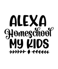 Homeschool SVG Bundle, Back to School Cut File, Kids' Home School Saying, Mom Design, Funny Kid's Quote, dxf eps png, Silhouette or Cricut,Home school Mama bundle svg, svg dxf eps png Files for Cuttin