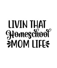 Homeschool SVG Bundle, Back to School Cut File, Kids' Home School Saying, Mom Design, Funny Kid's Quote, dxf eps png, Silhouette or Cricut,Home school Mama bundle svg, svg dxf eps png Files for Cuttin