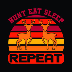Hunting t shirt design