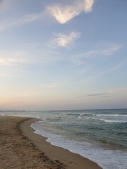 beach at sunset