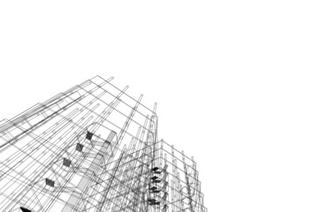 abstract architectural sketch