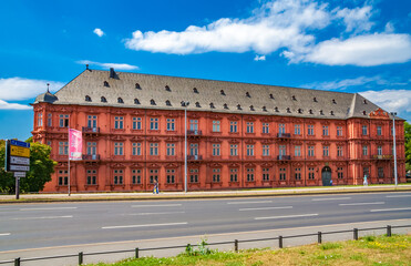 Beautiful view of the Electoral Palace in Mainz from the northeast. It is the former city Residenz...