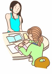 パーソナリティ障害　地域活動支援センターで障害福祉制度の説明を受ける女性