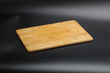Wooden board for kitchen isolated