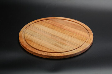 Wooden board for kitchen isolated