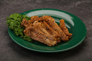 Stewed pork ribs with spices