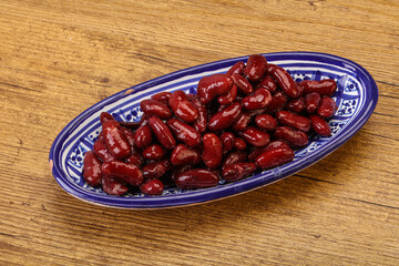 Canned red Kidney in the bowl