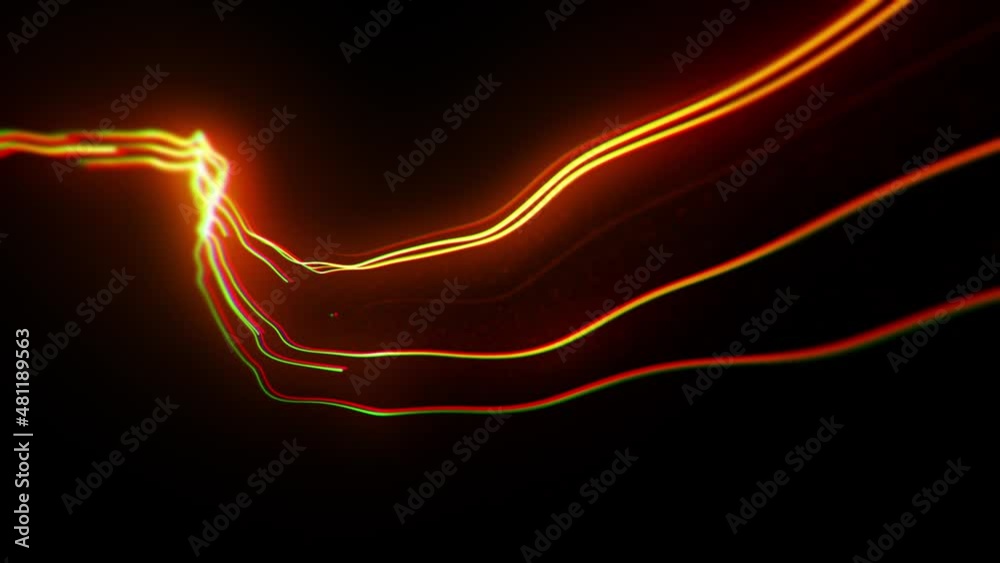Poster abstract organic fluid particles fx graphic intro background/ 4k animation of an abstract wallpaper 