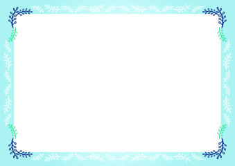 F_a3H_월계수 테두리 상장 (가로)