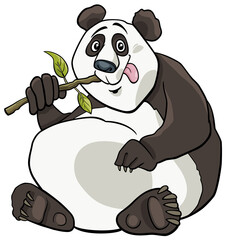 cartoon giant panda animal character © Igor Zakowski