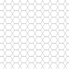 Fototapeta premium Vector seamless pattern. Modern stylish texture. Monochrome linear braids