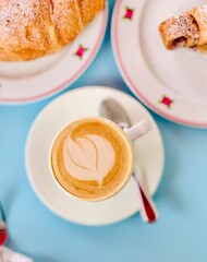 coffee and croissant