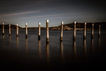 pier at night