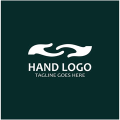 Hand logo icon vector design template illustration