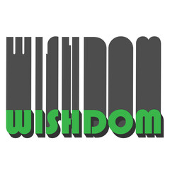 illustration design of text concept with combination color and 3d 