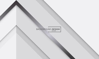 Fototapeta premium Modern abstract white and grey luxury background