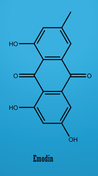 Emodin is a chemical compound, of the anthraquinone family, that can be isolated from rhubarb, buckthorn, and Japanese knotweed. 