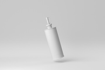 Sauce bottle on white background. Design Template, Mock up. 3D render.