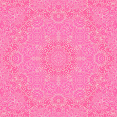 Floral background in pink tones. Abstract feminine background in boho style. 
