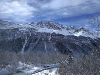 winter mountain landscape