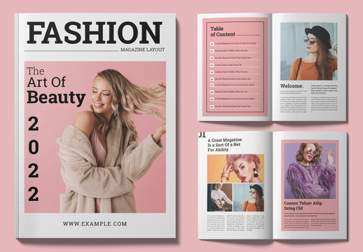 fashion magazine layout ideas