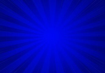 comic background halftone dots blue color.  retro sunburst effect
