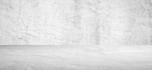 white room cement concrete floor and wall backgrounds for display products