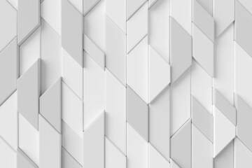 Abstract background of modern tile wall 3D rendering