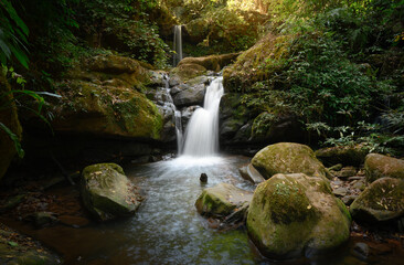 1st floor Sapan waterfall at Khun Nan National Park, Nan Province, Thailand