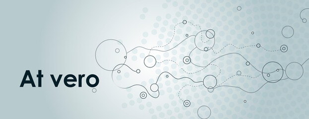 Horizonal banner with dynamic waves and dots. Simple minimal style. Futuristic vector pattern. Abstract cover illustration. Flyer texture digital background. Fuzzy structure