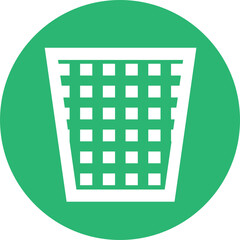Trash can icon sign symbol design