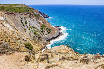 Cliffs in the south of Portugal