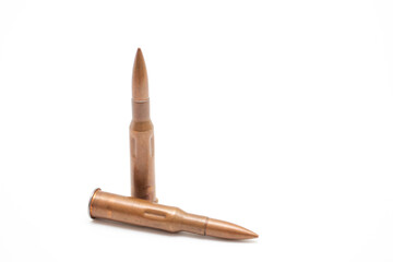 Large caliber cartridges from the machine gun