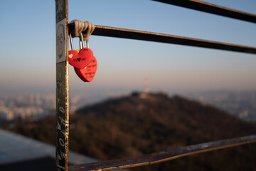 the lock of the rope