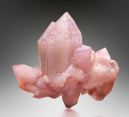 pink quartz mineral specimen stone rock geology gem crystal