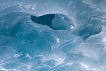 Fototapeta premium A l'intérieur du glacier