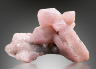 pink quartz mineral specimen stone rock geology gem crystal