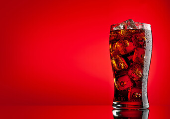 Cola with ice