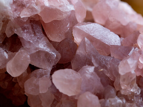 pink quartz mineral specimen stone rock geology gem crystal