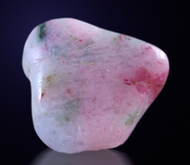 pink quartz mineral specimen stone rock geology gem crystal