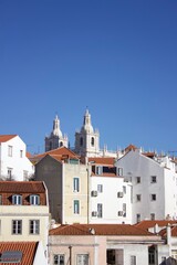 view of the old town of lisbon