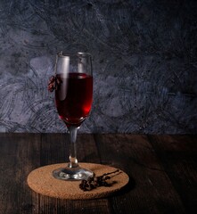 glass of wine